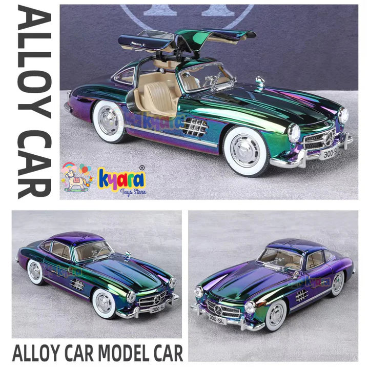 Mercedes-benz 300sl  - Diecast Metal Car - Scale 1:24