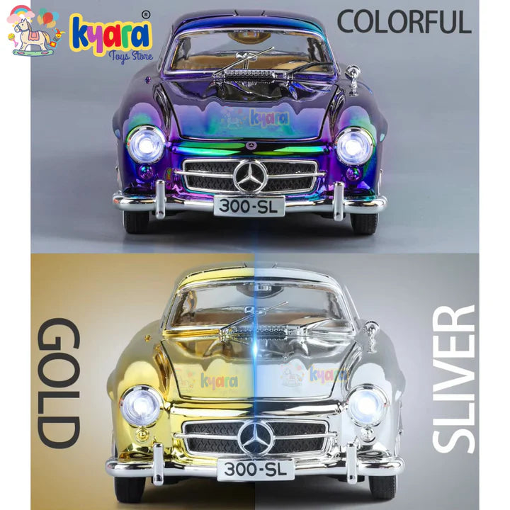 Mercedes-benz 300sl  - Diecast Metal Car - Scale 1:24