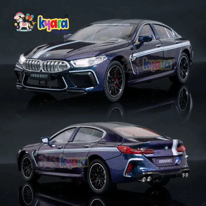 Bmw M8 800 - Diecast Metal Car - Scale 1:24