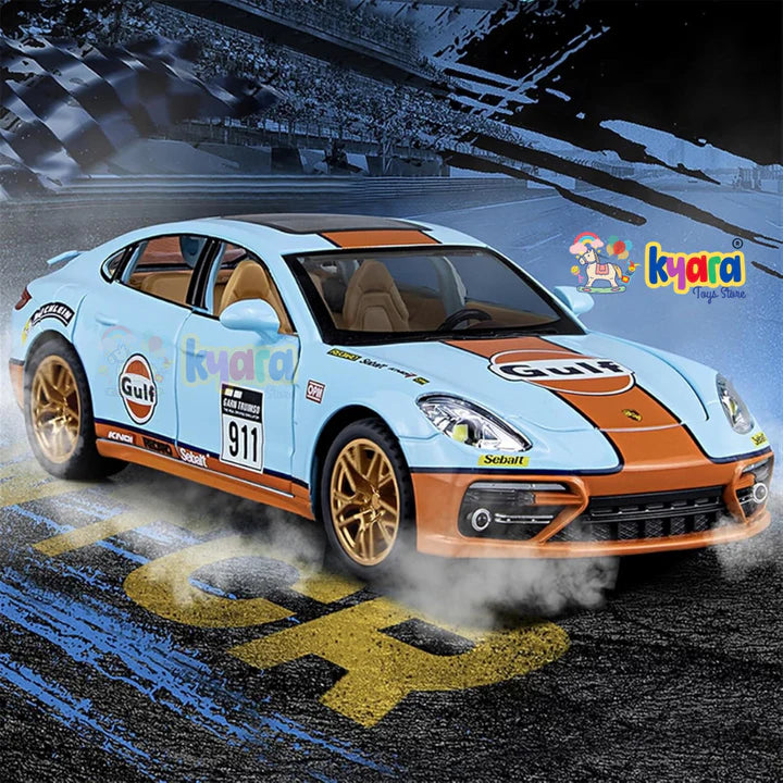 Porsche Panamera Racing - Diecast Metal Car - Scale 1:24