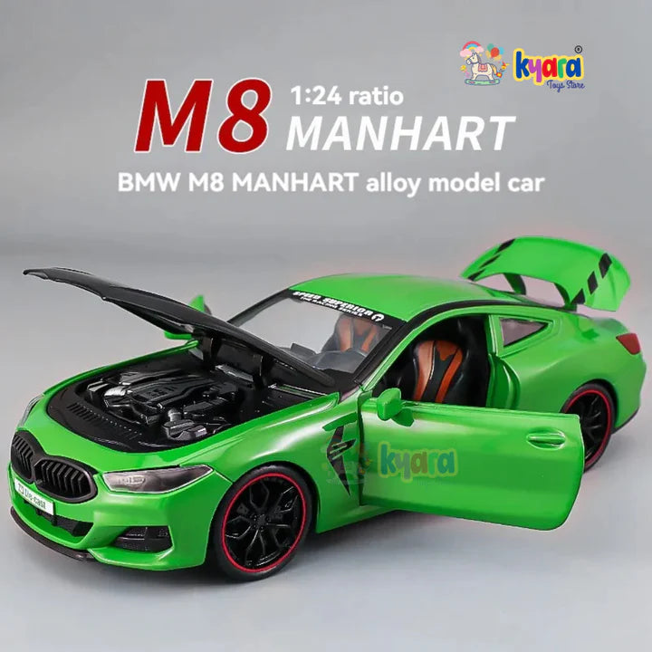 Bmw M8 Sports - Diecast Metal Car - Scale 1:24