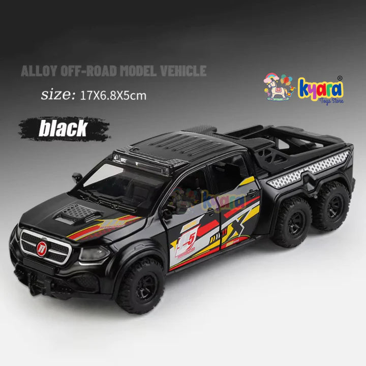 Mercedes Benz 6x6 Converting An Off-road- Diecast Metal Car - Scale 1:32