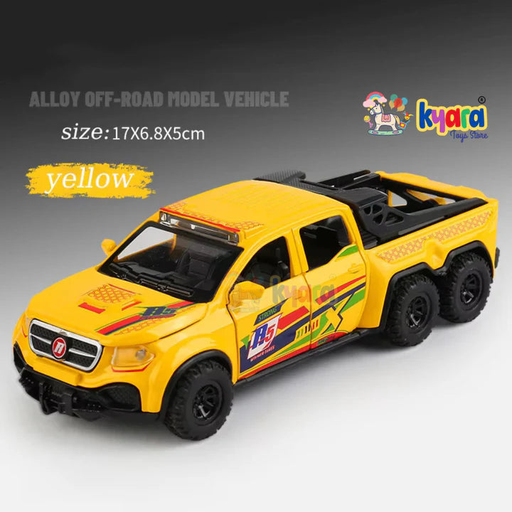 Mercedes Benz 6x6 Converting An Off-road- Diecast Metal Car - Scale 1:32