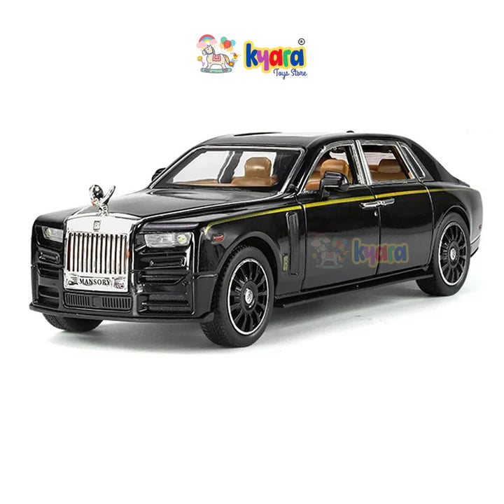 Rolls Royce Phantom White Scale - Diecast Metal Car - Scale 1:24