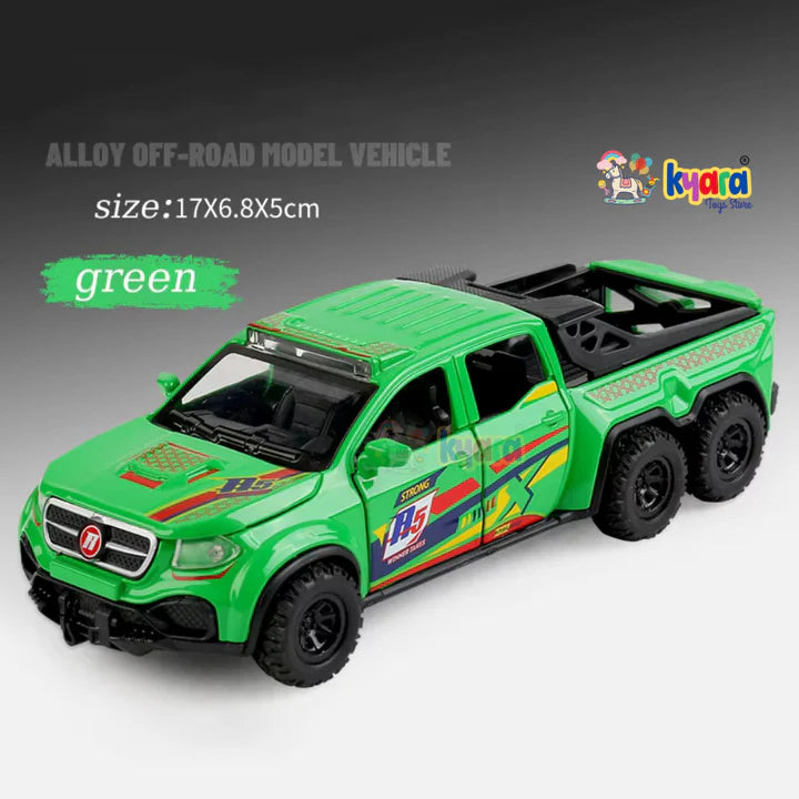 Mercedes Benz 6x6 Converting An Off-road- Diecast Metal Car - Scale 1:32