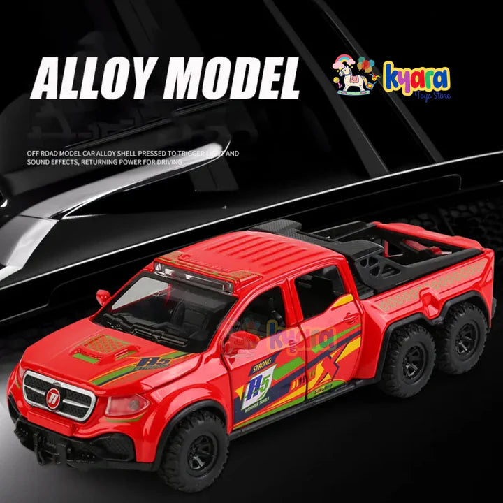 Mercedes Benz 6x6 Converting An Off-road- Diecast Metal Car - Scale 1:32