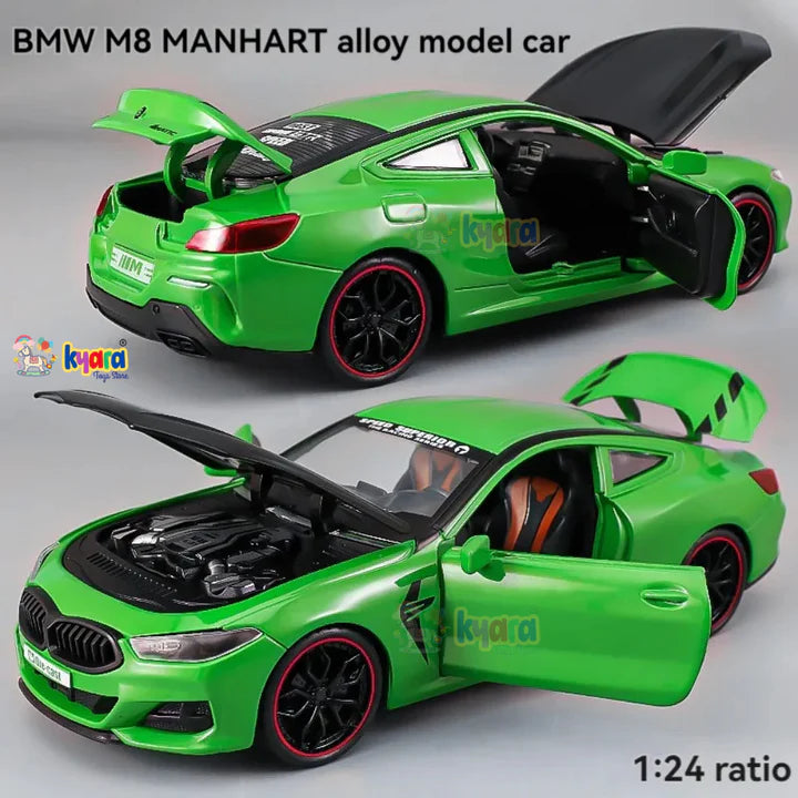 Bmw M8 Sports - Diecast Metal Car - Scale 1:24