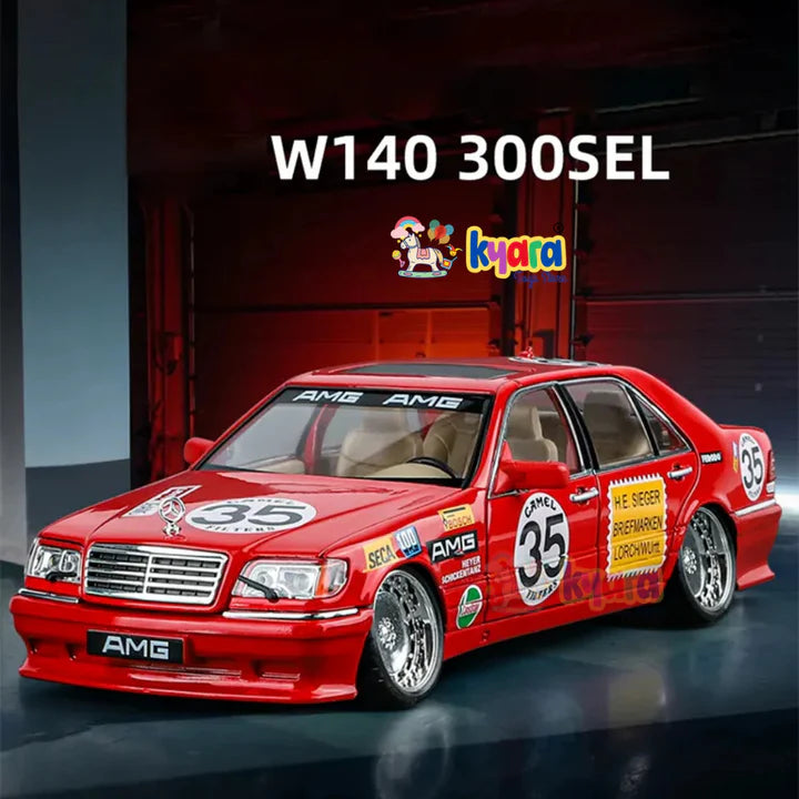 Mercedes Benz W140 300sel - Diecast Metal Car - Scale 1:24