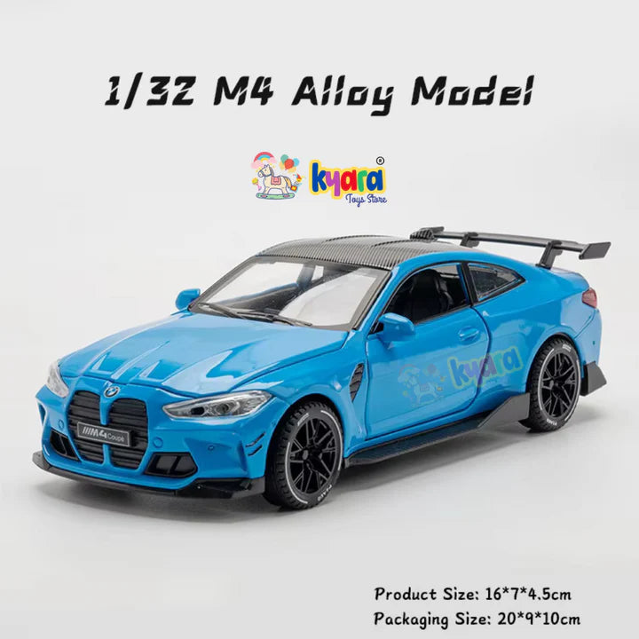 BMW M4 - Diecast Metal Car - Scale 1:32