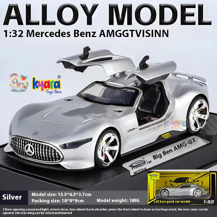Mercedes Vision AMG GT  - Diecast Metal Car - Scale 1:32