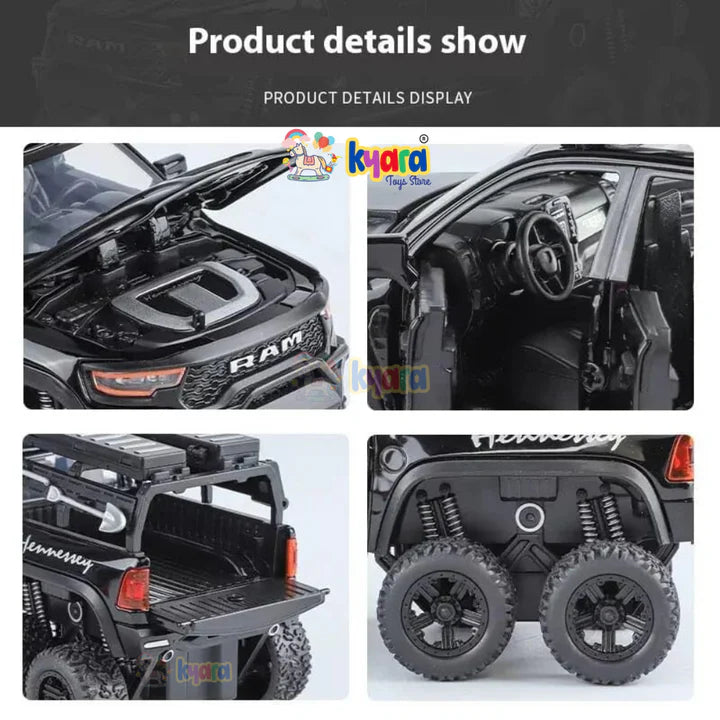 RAM PICKUP TRUCK RV - Diecast Metal Car - Scale 1:32