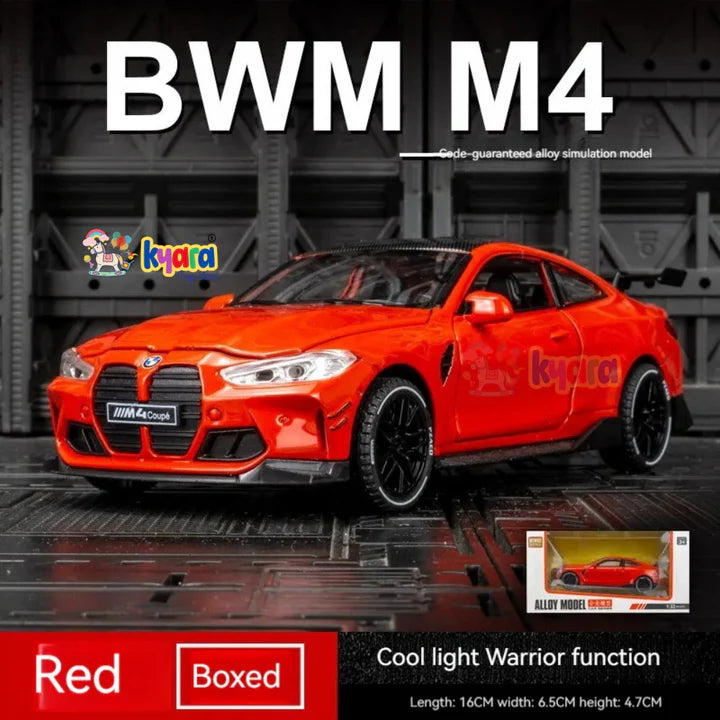 BMW M4 - Diecast Metal Car - Scale 1:32