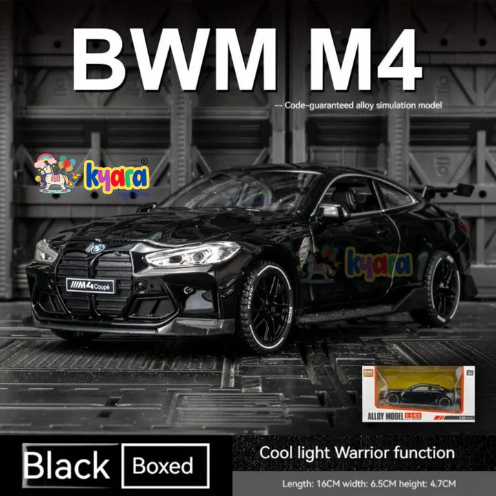 BMW M4 - Diecast Metal Car - Scale 1:32