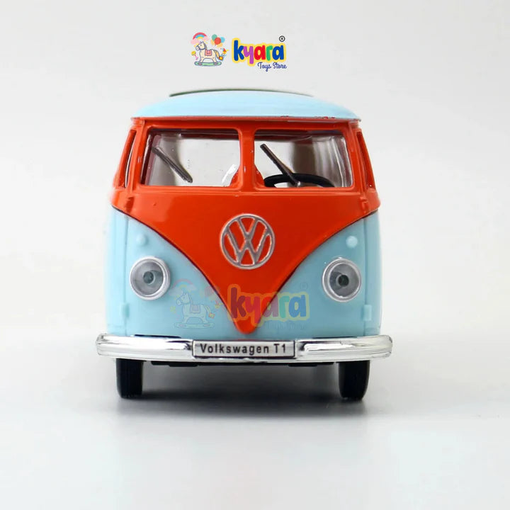 Gulf Oil VoLkswagen Classic T1 Bus- Diecast Metal Car - Scale 1:36