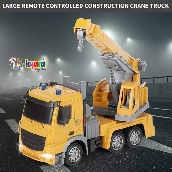 Construction Truck 2.4GHz 6 Channels RC Crane - Diecast Metal Car - Scale 1:24