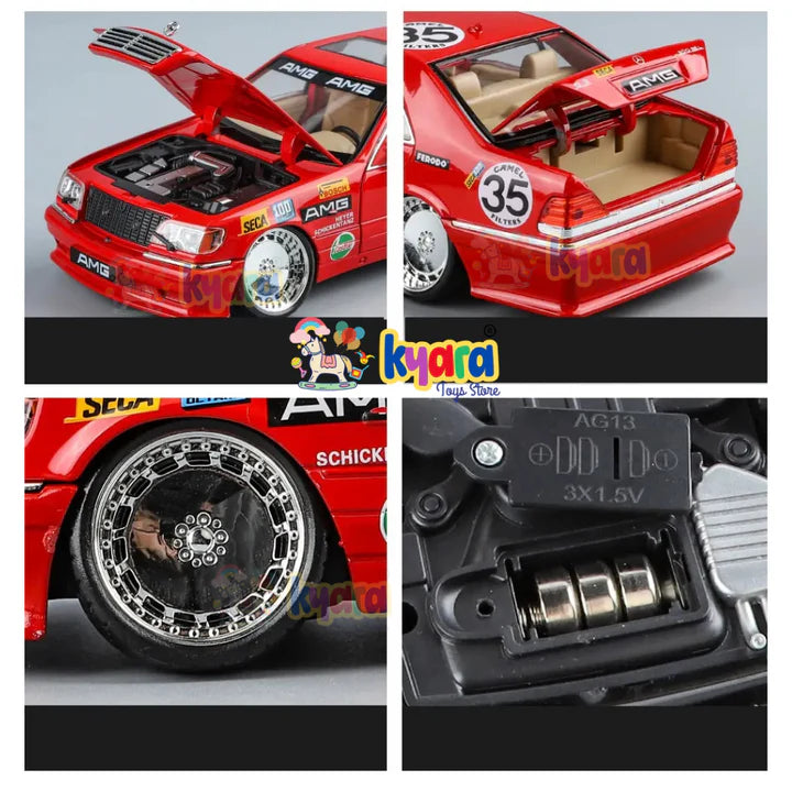 Mercedes Benz W140 300sel - Diecast Metal Car - Scale 1:24