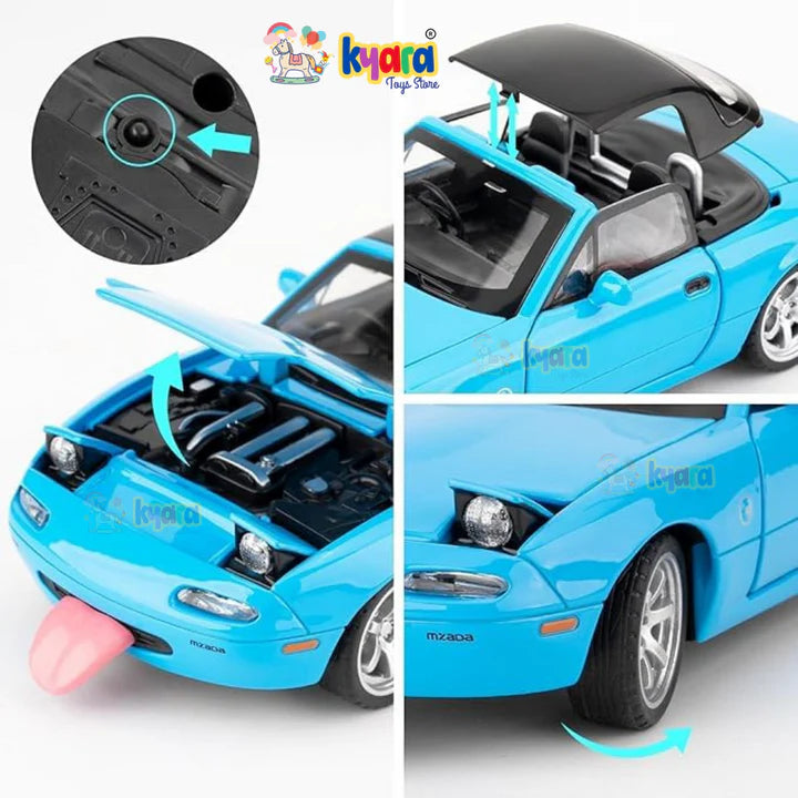 Mazda Miata Mx5 - Diecast Metal Car - Scale 1:24