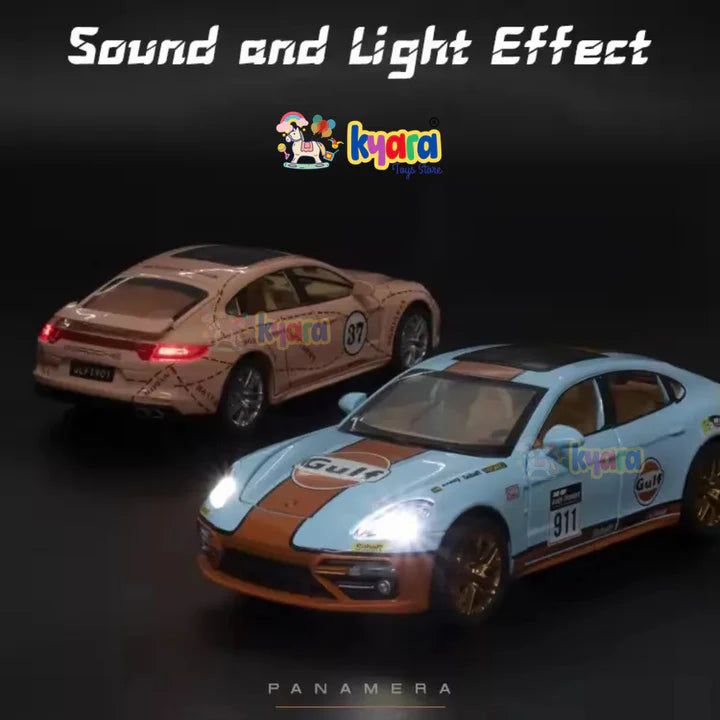 Porsche Panamera Racing - Diecast Metal Car - Scale 1:24