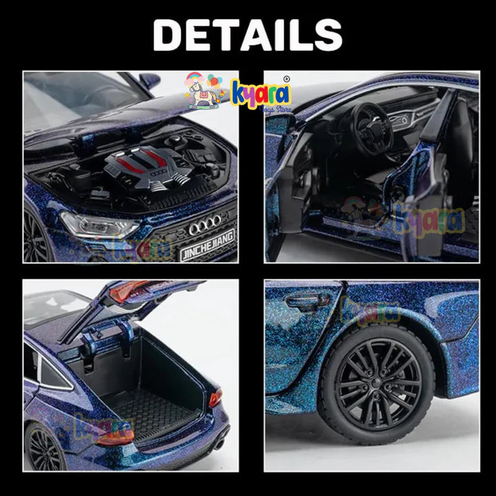 Audi Rs7 - Diecast Metal Car - Scale 1:32