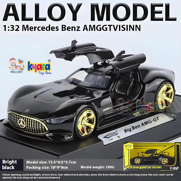 Mercedes Vision AMG GT  - Diecast Metal Car - Scale 1:32
