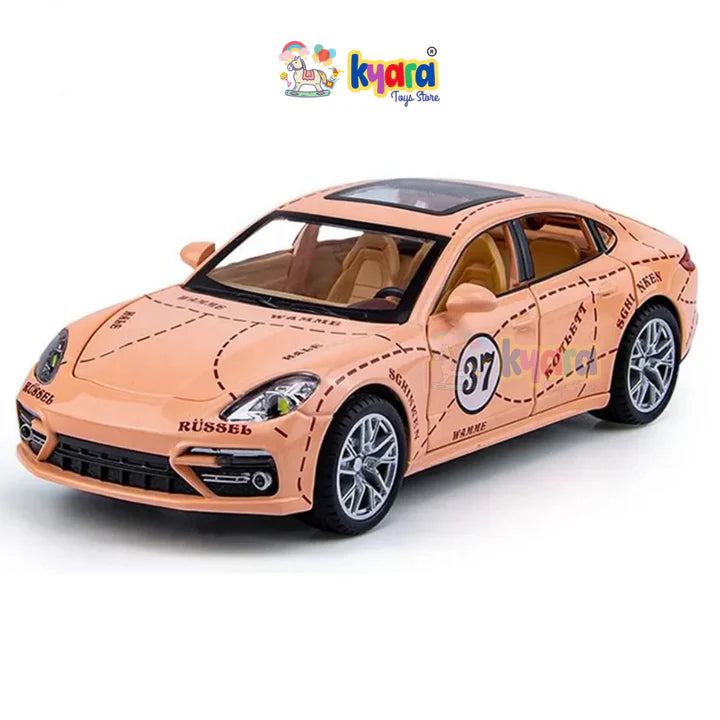 Porsche Panamera Racing - Diecast Metal Car - Scale 1:24