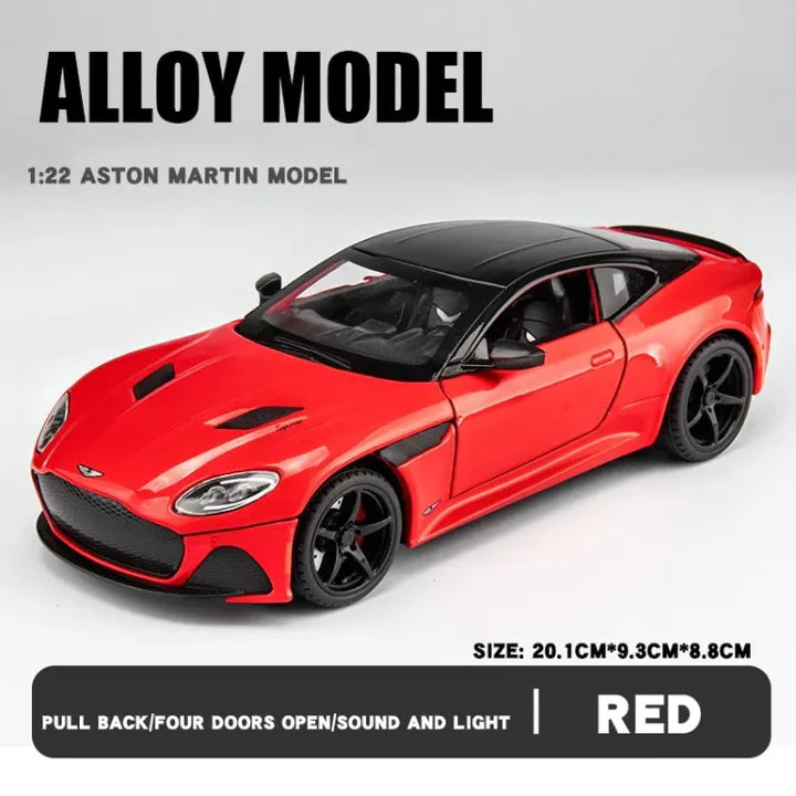 Aston Martin Gt  - Diecast Metal Car - Scale 1:24