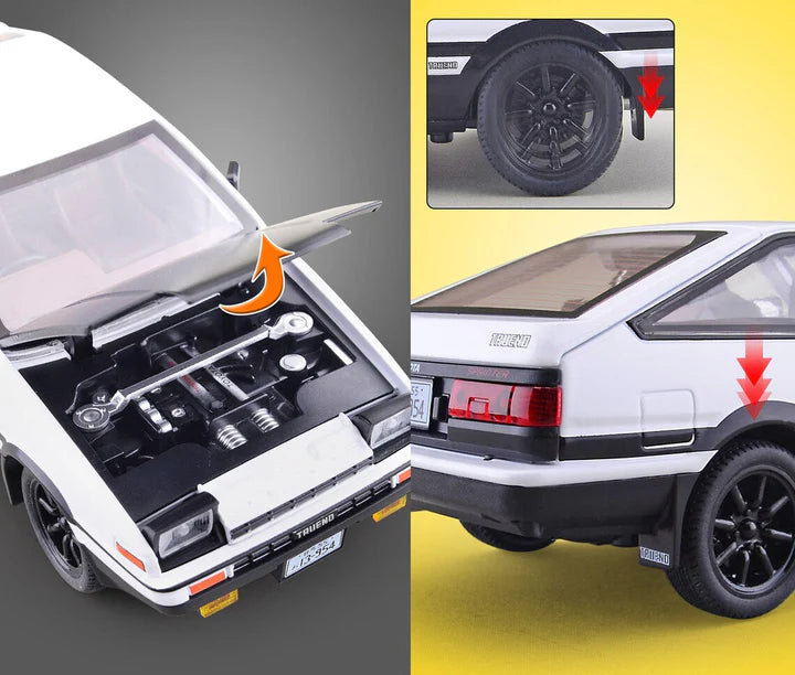 Toyota AE86 - Diecast Metal Car - Scale 1:32