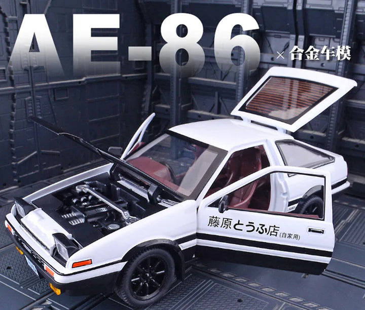 Toyota AE86 - Diecast Metal Car - Scale 1:32
