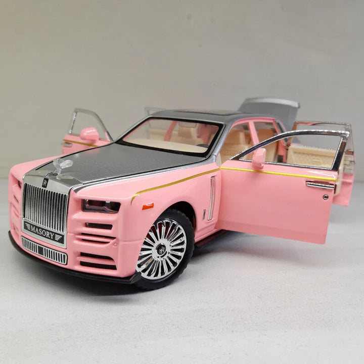 Rolls Royce Phantom Pink - Diecast Metal Car - Scale 1:24