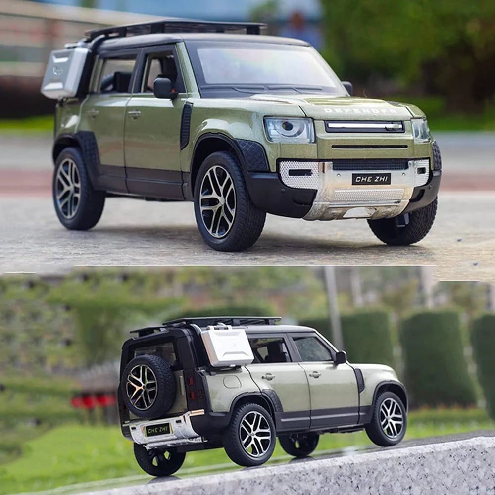 Land Rover Defender CZ - Diecast Metal Car - Scale 1:24