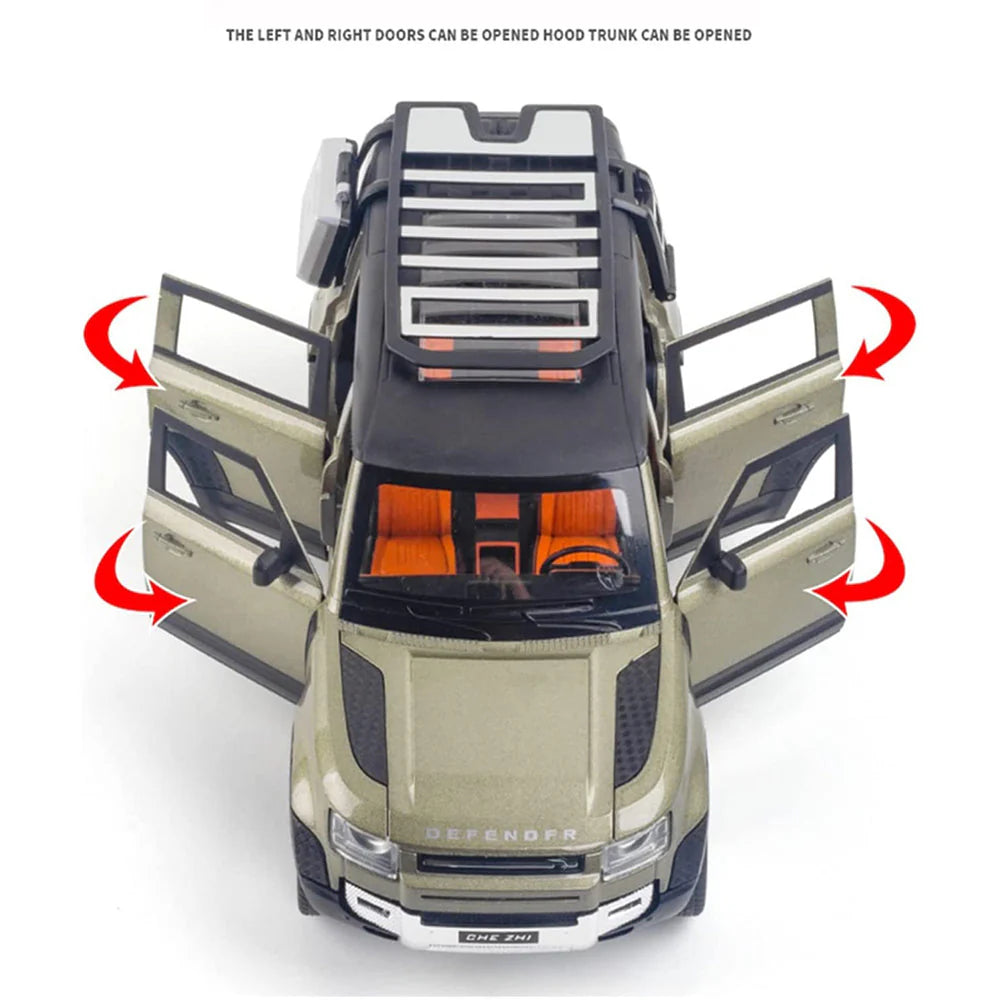 Land Rover Defender CZ - Diecast Metal Car - Scale 1:24