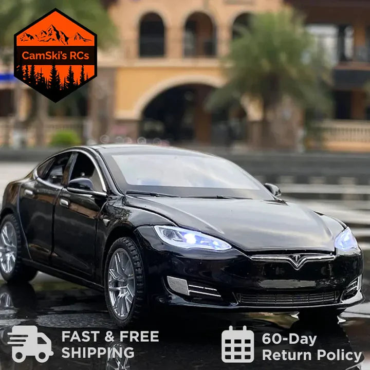 Tesla S Model - Diecast Metal Car - Scale 1:32