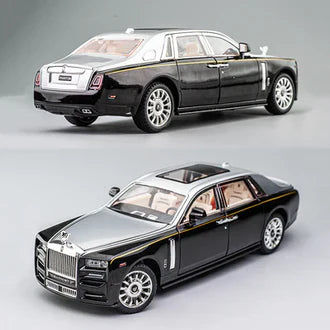 Rolls-Royce Phantom Black - Diecast Metal Car - Scale 1:32 / 1:24